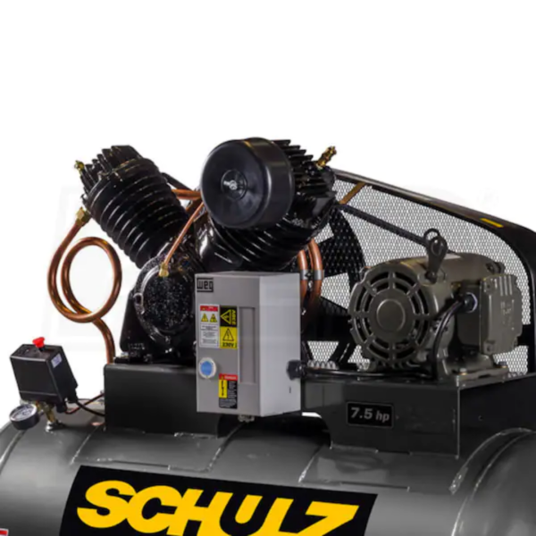 Schulz V-Series 7580HV30X-3 7.5-HP 80-Gallon Two-Stage Air Compressor (460V 3-Phase) - Image 2
