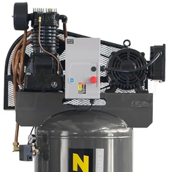 Schulz 7580VL30X-1 L-Series 7.5-HP 80-Gallon Two-Stage Air Compressor (230V 1-Phase) - Image 2