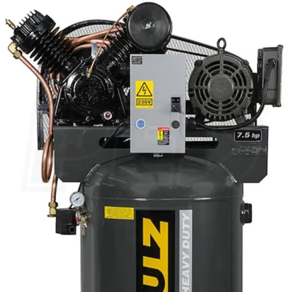 Schulz V-Series 7580VV30X-3 7.5-HP 80-Gallon Two-Stage Air Compressor (208V 3-Phase) - Image 2