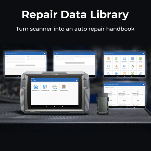 Topdon USA UltraDiag 2-in-1 Diagnostic Scanner & Key Programmer Tool - Image 7