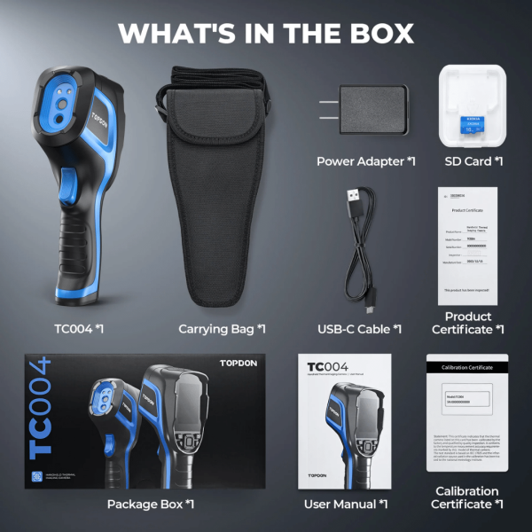 Topdon USA TC004 Handheld Portable Thermal Imaging Camera - Image 7