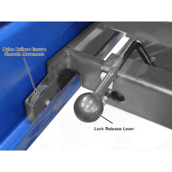 Atlas Platinum PVL14OF-EXT Open Front Alignment Lift + RJ7000 ALI Certified Rolling Jack Combo - Image 22