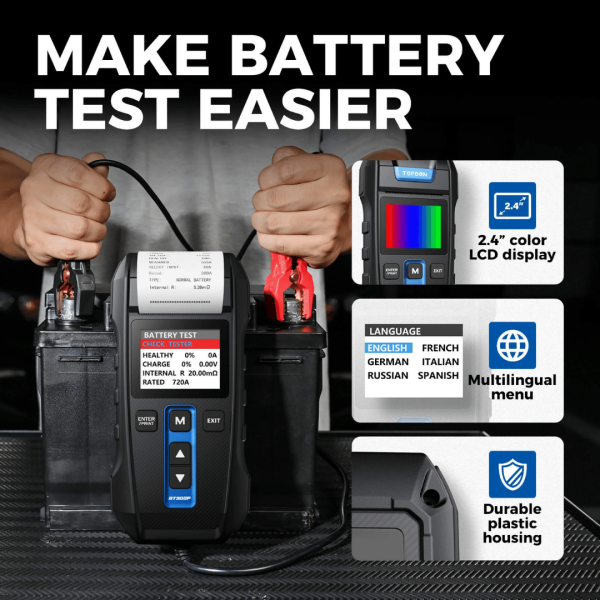 Topdon USA BT300P Battery Tester - Image 7