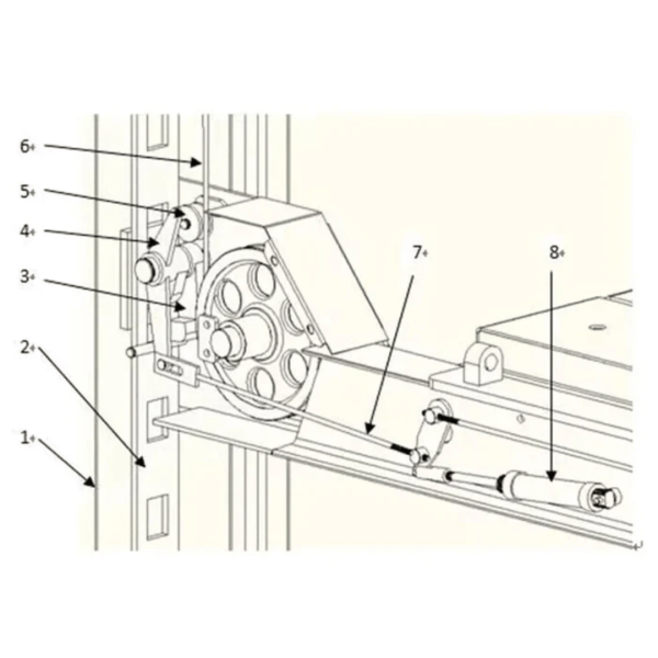 Katool KT-4H150 15,000 lbs 4 Post Alignment Lift With Rolling Jack - Image 8