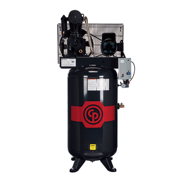 Chicago Pneumatic RCP-C581VS 5 Hp 208-230 Volt Single Phase Two Stage Cast Iron 80 Gallon Air Compressor