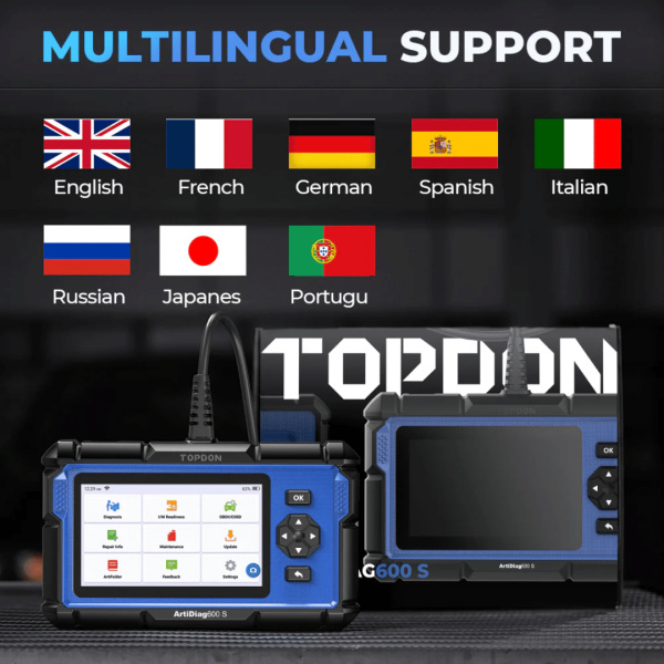 Topdon USA ArtiDiag600 S Mid-Level Diagnostic Scanner - Image 8