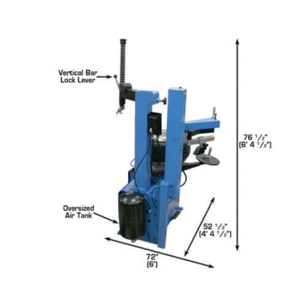 Atlas TC229LH Rim-Clamp Tire Changer with Assist Arm - Image 8