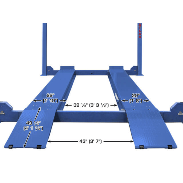 Atlas Platinum PVL14 14000 lb Certified 4-Post Lift - Image 9