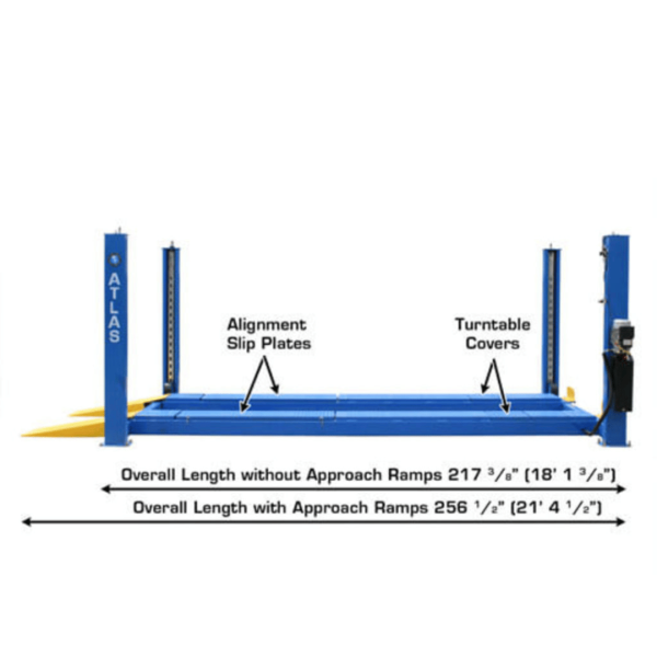 Atlas 414A 14,000 lb Commercial Grade 4-Post Alignment Lift - Image 8