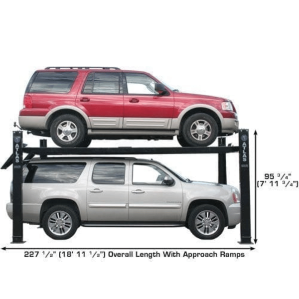 Atlas Garage PRO9000 4 Post Lift + RJ6 Rolling Jacks Combo - Image 6