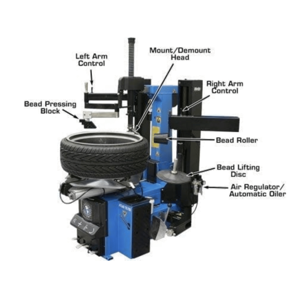 Atlas TC755 Tire Changer with Dual Arms - Image 8