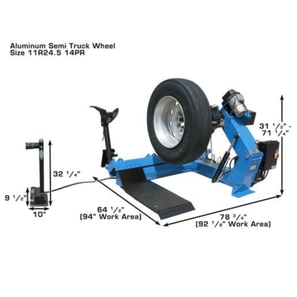 Atlas TTC303 Tire Changer + WBT-210 Wheel Balancer Combo Package - Image 9