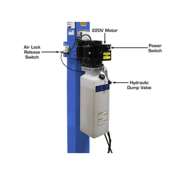 Atlas Platinum PVL14 4-Post Lift + RJ7000 Rolling Bridge Jacks ALI Certified Combo - Image 9
