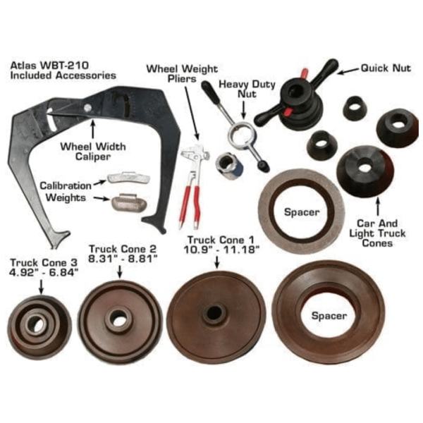 Altas WBT-210 Heavy Duty Truck Wheel Balancer - Image 9