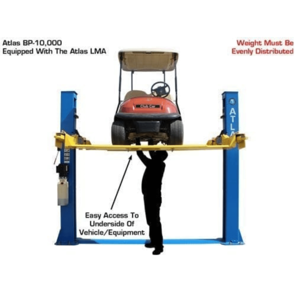 Atlas BP8000 2-Post Lift + Lawn Mower Adapter Combo - Image 33