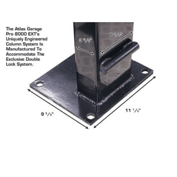 Atlas Garage PRO8000EXT 4 Post Lift + RJ35 Sliding Jacks Combo - Image 9