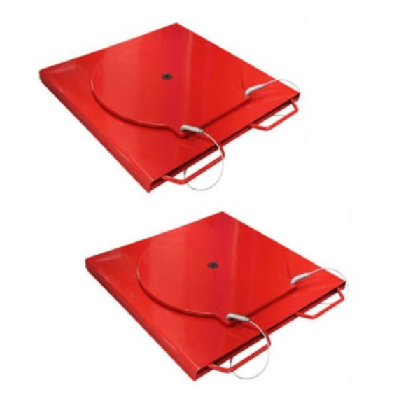 Atlas Platinum PVL14OF-EXT Open Front Alignment Lift + RJ7000 ALI Certified Rolling Jack Combo - Image 9
