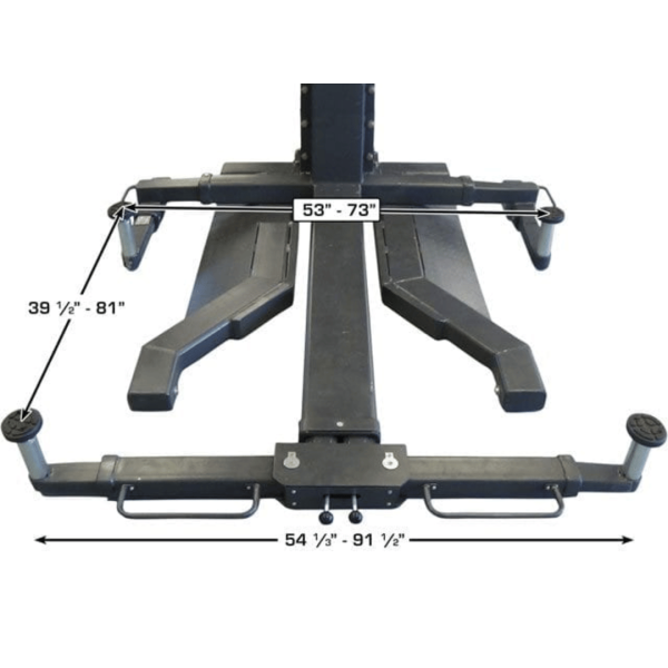 Atlas PSP-6000 6,000 lb Portable Single Post Lift - Image 9