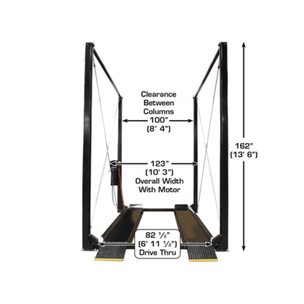 Atlas Garage PRO7000ST Super Tall 7,000 lb. Capacity 4-Post Lift - Image 9