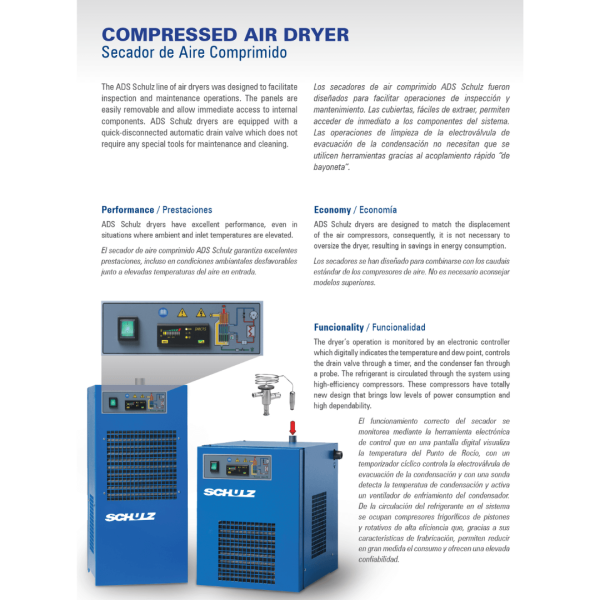 Schulz Refrigerated Air Compressor Dryer – 35 CFM (32-44 CFM) - Image 4