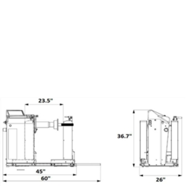Corghi ET1450 HD Truck Wheel Balancer W/Lift - Image 2