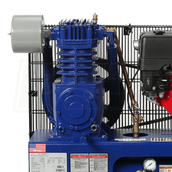 Quincy G213H30HCB QT 13-HP 30-Gallon Two-Stage Truck Mount Air Compressor w/ Electric Start Honda Engine - Image 2