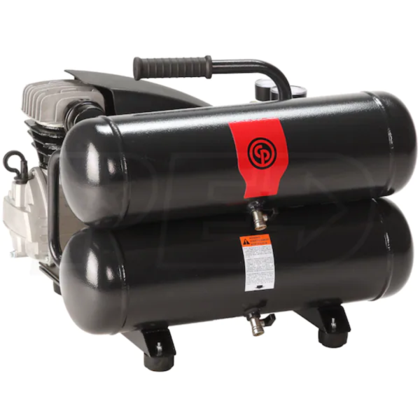 Chicago Pneumatic 2-HP 4-Gallon Twin Stack Air Compressor - Image 2