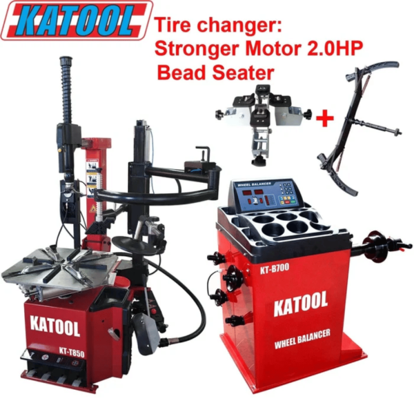 Katool Tire Changer KT-T850 & Wheel Balancer KT-B700 Combo - Image 13