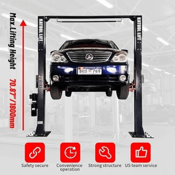 Katool KT-AM120SD 12,000lbs 2 Post Lift - Image 2