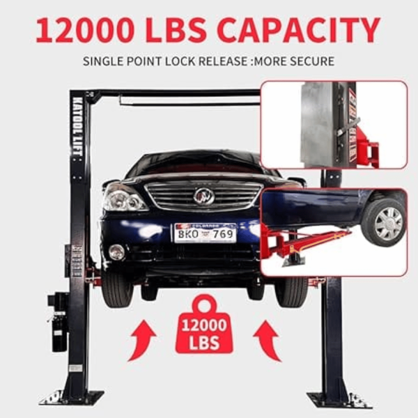 Katool KT-AM120SD 12,000lbs 2 Post Lift - Image 3