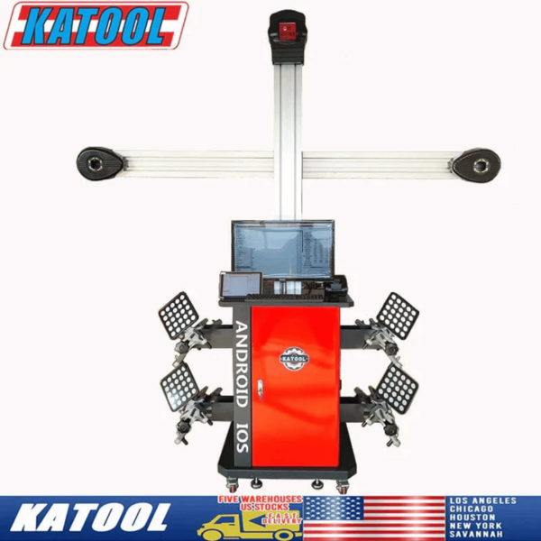 Katool KT-AV9 Wheel Alignment Machine Full-Automatic Works on 2 Post & Scissor Lift - Image 2