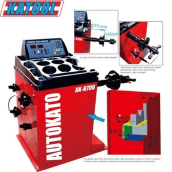 Katool Tire Changer KT-T810 & Wheel Balancer KT-B700 Combo - Image 2