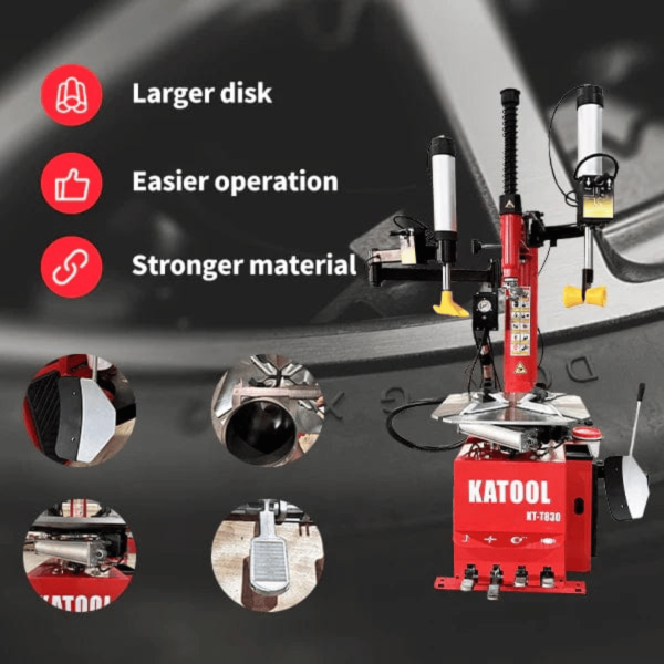 Katool KT-T830 Wheel Clamp Tire Changer Machine - Image 4