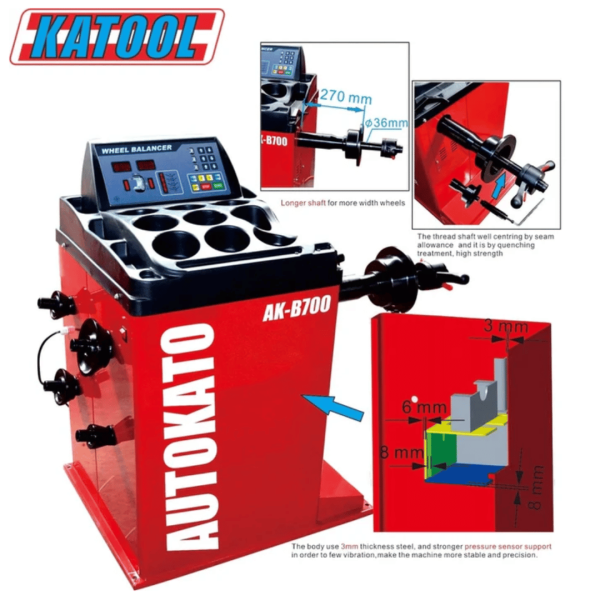 Katool Tire Changer KT-T835 & Wheel Balancer KT-B700 Combo - Image 7