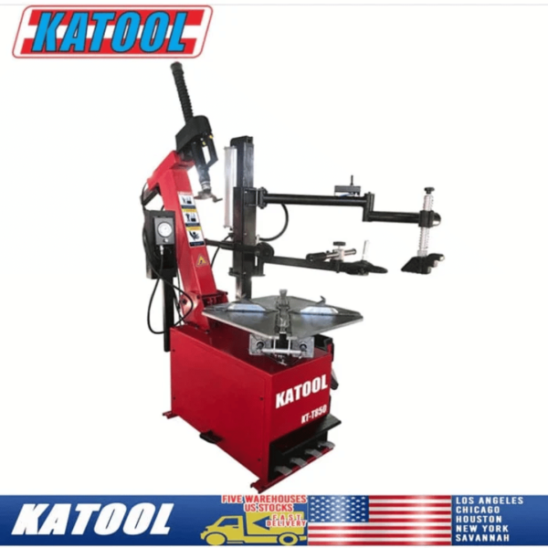Katool KT-T850 Tilt-Arm Wheel Clamp Tire Changer Machine - Image 3