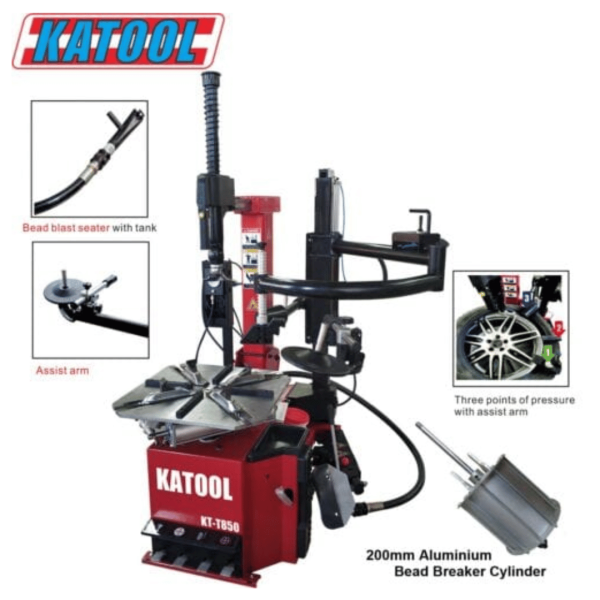 Katool Tire Changer KT-T850 & Wheel Balancer KT-B750 Combo - Image 4