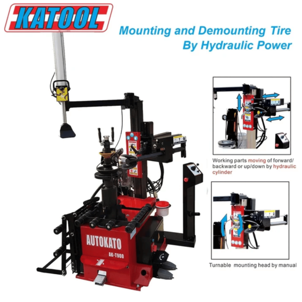 Katool KT-T900 Center Post Tire Changer Machine - Image 5