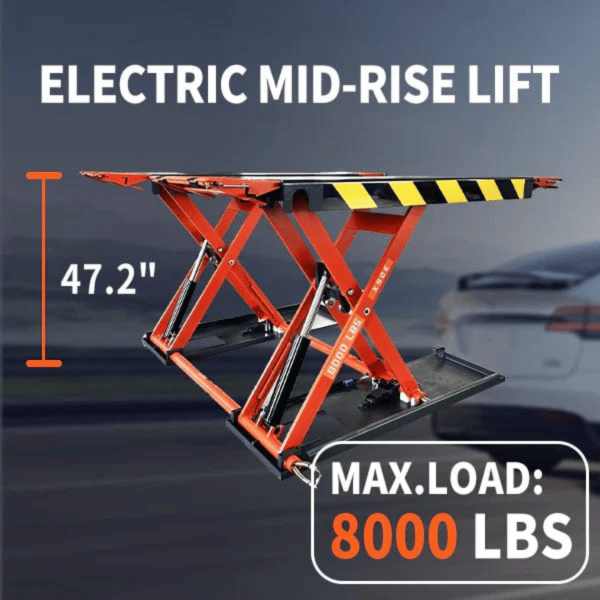 Katool X90E 8000 lbs Electric Mid Rise Scissor Lift - Image 5