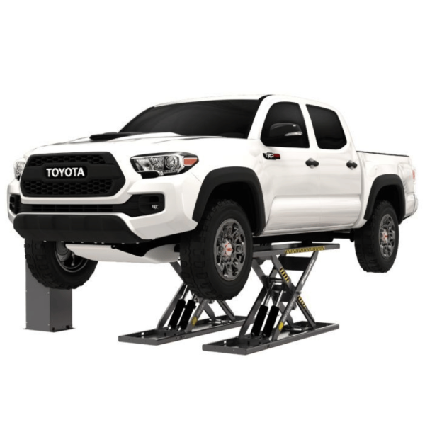 BendPak MDS-6EXTF 6,000-lb. Capacity / Mid-Rise Scissor Lift / Open-Center / Extended Platform / Flush-Mount
