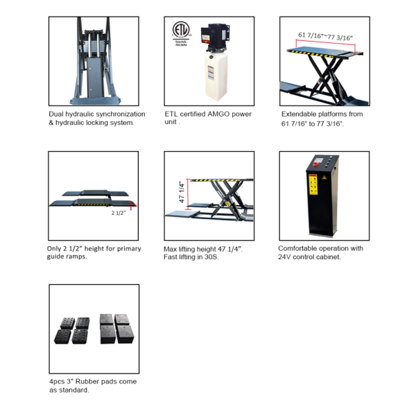 AMGO MRL09 Mid-rise Scissors Lift - Image 2