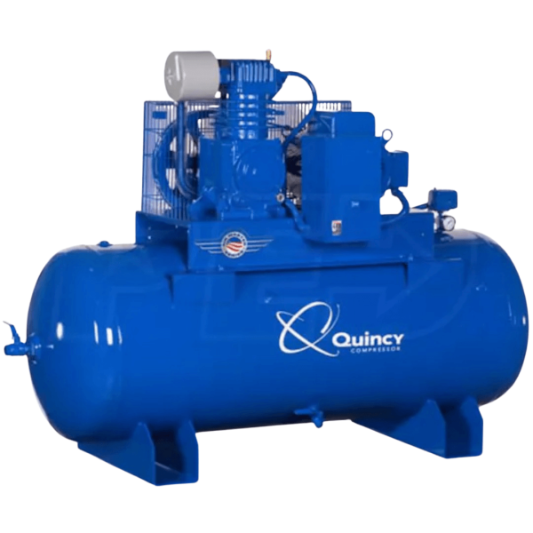 Quincy 4103DS12HCB46 QT Pro 10-HP 120-Gallon Two-Stage Air Compressor (460V 3-Phase)