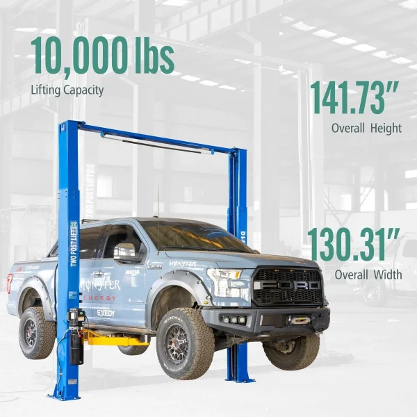 10000-lbs-car-lift-l1100-2-post-overhead-car-auto-truck-hoist-220v-or-110v - Image 9