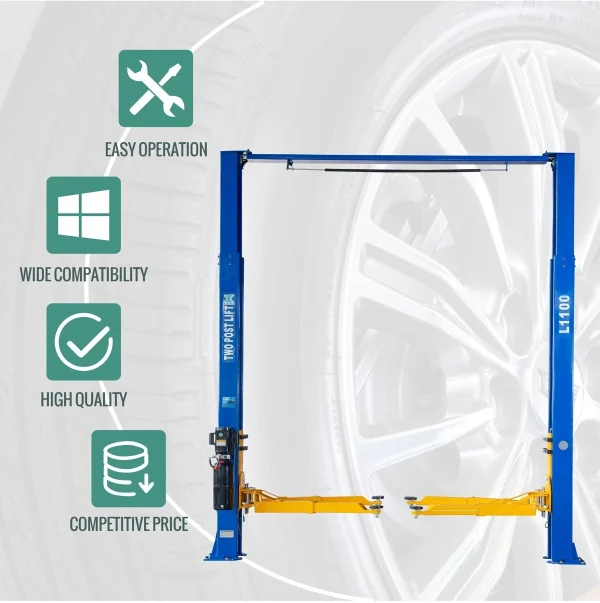 10000-lbs-car-lift-l1100-2-post-overhead-car-auto-truck-hoist-220v-or-110v - Image 10