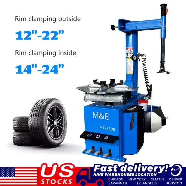 Motooltech ME-T500 2.0HP Tire Changer Machine Wheel Tire Changer Swing Arm