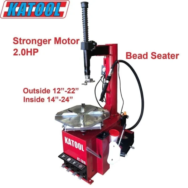 Motooltech KT-T810 Tire Changer Tire Repair Machine with Bead Blaster KATOOL - Image 3