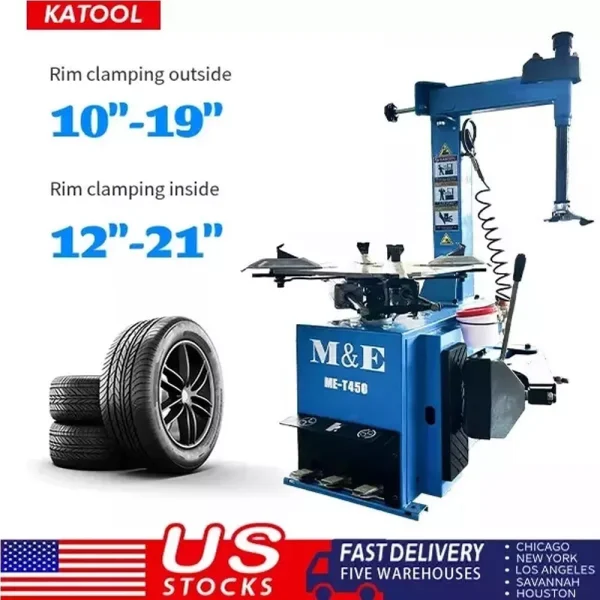 Motooltech ME-T450/B600 Tire Changer & Wheel Balancer Combo Machine Shop Tools - Image 4