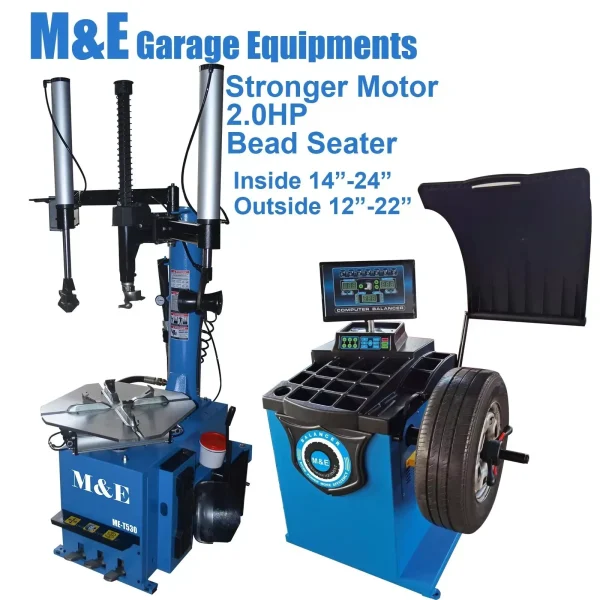 Motooltech ME-T530/ME-B650 Tire Changer & Wheel Balancer Tire Repair Machine - Image 3